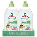 Frosch Baby Detergente Ecológico Limpiador Hipoalergénico y Sin Fragancias | Pack 2 x 500 ml. Compra recurrente
