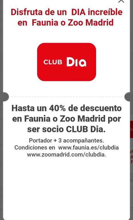 30% de descuento para comprar tus entradas del Zoo Aquarium de Madrid solo por ser del Club Dia (hasta 4 entradas)