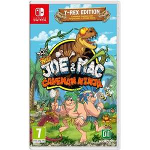 New Joe & Mac: Caveman Ninja T-Rex Edition Nintendo Switch