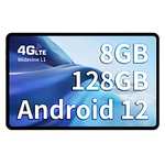 TECLAST T50 Tablet 11 Pulgadas 8GB RAM 128GB ROM Android 12, 2K Píxeles/20MP+8MP de Cámara/7500mAh/4G LTE/5G WiFi/1TB TF