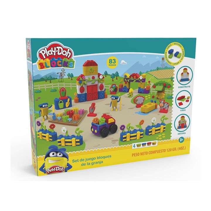Set de bloques granja de Play-doh