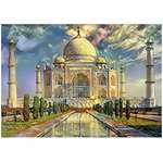 Educa - Taj Mahal | Puzzle de 1000 Piezas. Medida aproximada una Vez montado: 68 x 48 cm. Incluye Cola Fix Puzzle para colgarlo
