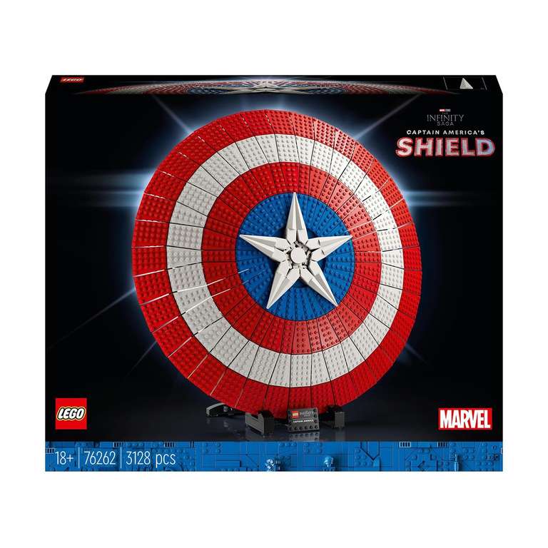 LEGO Set de construcción de colección Escudo del Capitán América Shield The Infigity saga Superhéroes LEGO Marvel