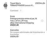 Reloj automático Tissot T0864071106100 41 mm