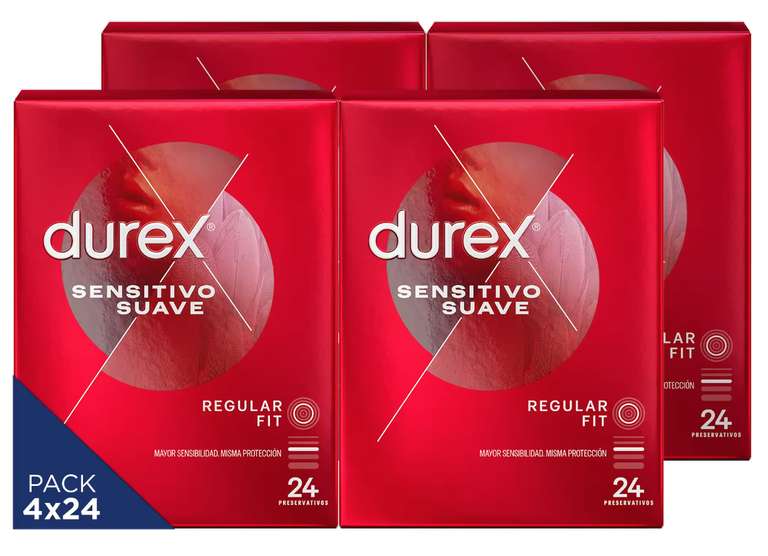 96X Durex Preservativos Sensitivo Suave [27,95€ NUEVO USUARIO]