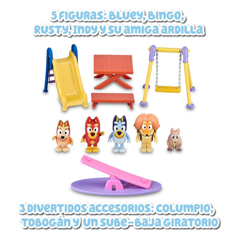 Pack 4 Figuras de Bluey y sus amigos Friends Pack Bluey · Bluey · El Corte  Inglés