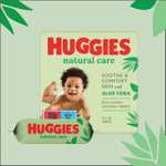 Pack 2 Huggies Natural Care Toallitas para Bebé - 6 x 56 unidades (336 Toallitas)