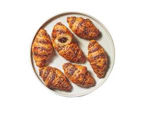 6 Mini croissant choco x 1€. A partir de mañana 19 de abril en tienda física
