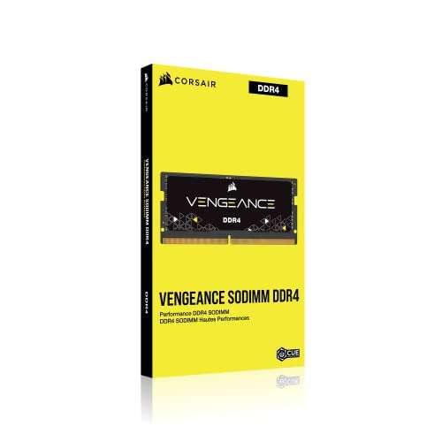Corsair Memoria para portátil Vengeance SODIMM de 32 GB (1 x 32 GB) DDR4 3200 MHz CL22, negra