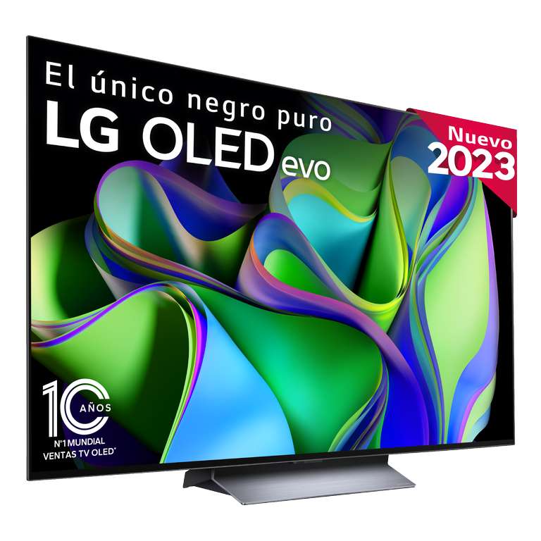 TV OLED 55" - LG OLED55C35LA, OLED 4K, Inteligente 9 4K Gen6, Smart TV, DVB-T2 (H.265) + REEMBOLSO 150€