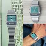 Reloj CASIO Edgy Collection "Tiffany's Blue" AQ-800EC-2A | Estilo vintage ochentero | Analógico y digital