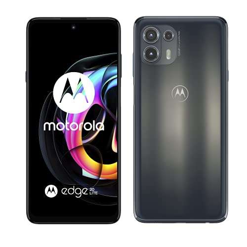Motorola edge 20 lite 5G(Pantalla 6.7" Full HDR+ OLED, Proc. MTK Dim720, cám108MP,5000 mAH, 8/128GB, Android 11(también Fnac)[Versión ES)