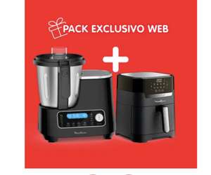 Moulinex Pack Batchcooking: Clickchef + Easy Fry & Grill digital