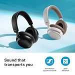 Sennheiser ACCENTUM Plus Wireless - Auriculares Bluetooth con cancelación de Ruido Activa híbrida adaptativa, Batería 50 Horas, Negro