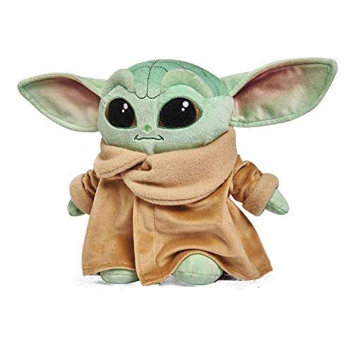 Simba Toys - Peluche Disney Baby Yoda de la Serie The Mandalorian de Star Wars, Incluye Cuna, 100% Original