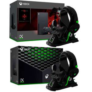 Consola Xbox Series X + Auricular + Gaming Station ( +10€ con Diablo)