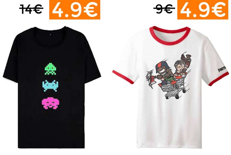 Recopilación camisetas frikis desde 4.9€ en Game