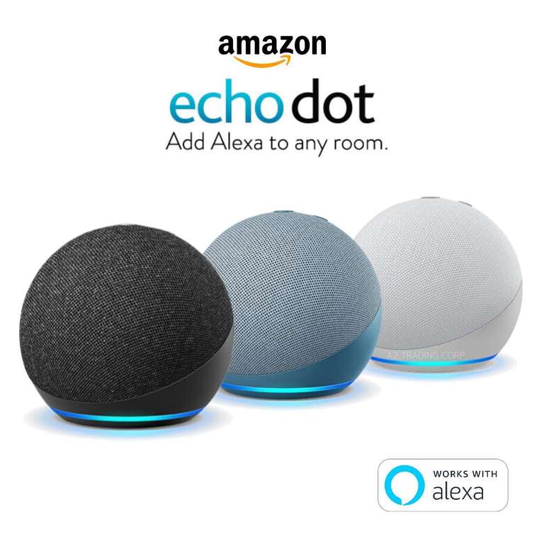 Amazon Echo Dot (4ª Gen 29,99€, Con reloj 39,99€) » Chollometro