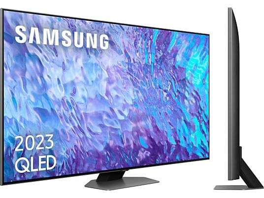 Samsung TQ55Q80CATXXC - TV QLED 55" UHD 4K 120Hz, Smart TV, Inteligencia Artificial, Quantum Dot, Gaming Hub, DVB-T2 (H.265), Carbon Silver