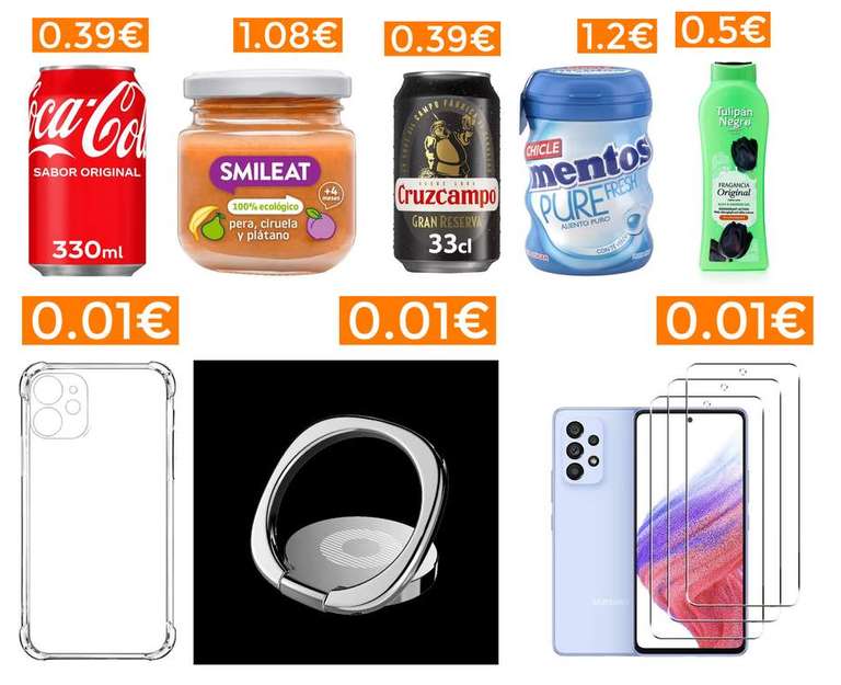 Selección de mini precios en oferta flash en Miravia - Todo por menos de 2€