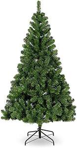 Árbol de Navidad Artificial, 60CM 60tips, Natural Verde, Material PVC, Soporte de Metal