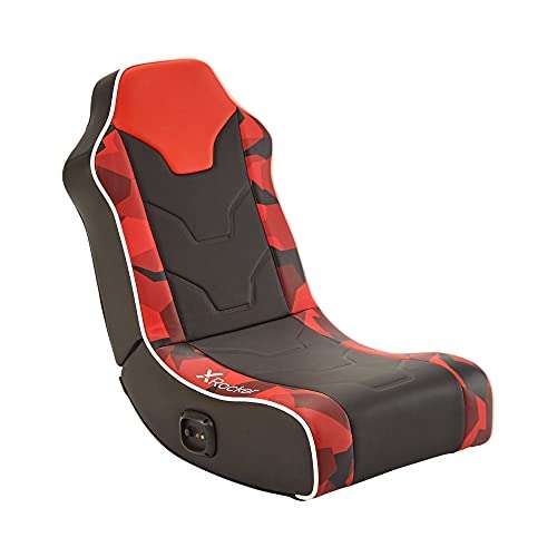 X Rocker Hermes 2.0 Floor Rocker Gaming Chair (Red)