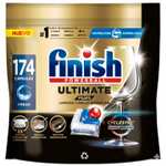 Finish Powerball ULTIMATE PLUS ALL IN 1 x174 Pastillas para Lavavajillas, Limpieza Intensiva, Elimina Restos Quemados