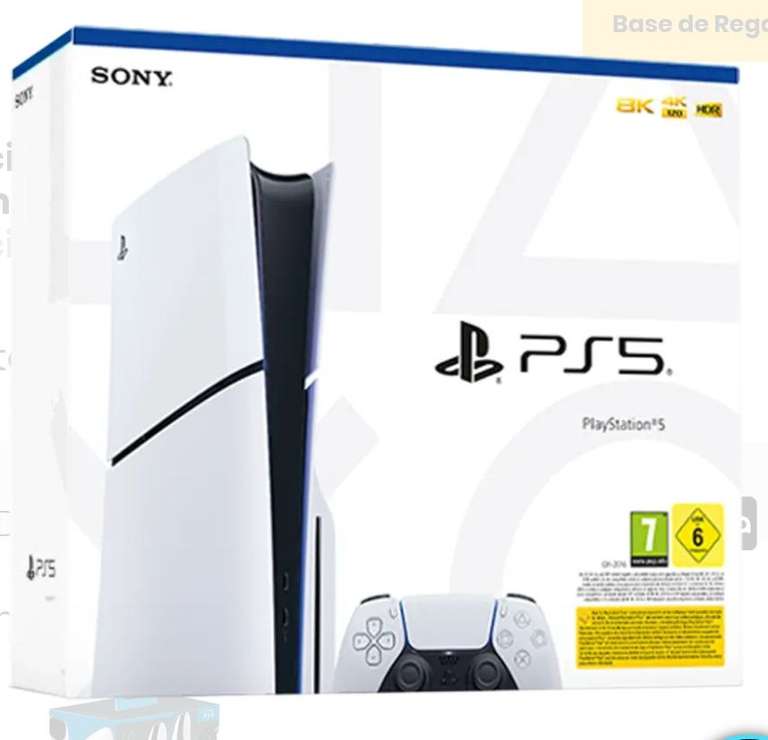 Consola PS5 Modelo Slim 1TB SSD + 20€ para próx compra + Regalo Base de carga para mandos