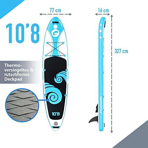 Tabla para Paddle Surf inflable - Diversión Asegurada (8pulgadas de espesor)