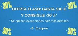 Oferta flash 30% de descuento - Converse