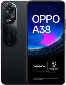 OPPO A38: 128 GB, pantalla 6.56" HD+ 90 Hz, Octa-Core 4 GB RAM, Android 13. Pago a plazos: 4.5 €/mes x 24 + 17 € inicial