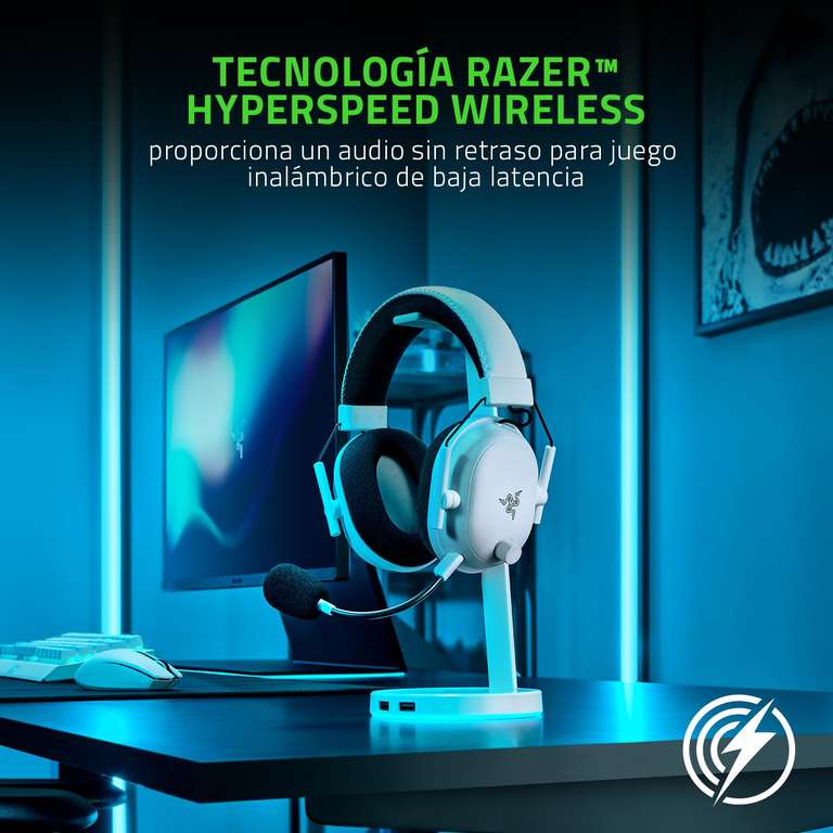 Razer BlackShark V2 Pro (con controladores de 50 mm, cancelación de ruido para PC, Mac, PS4, Xbox One y Switch)