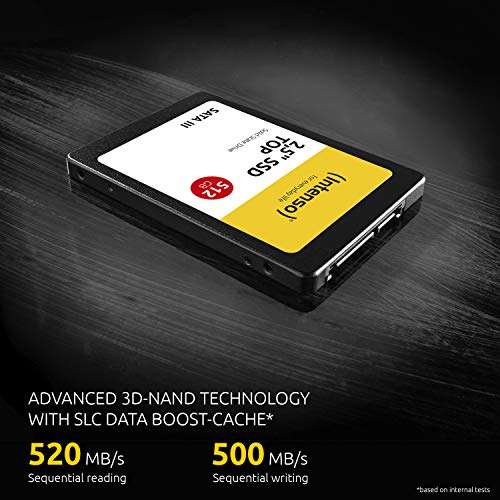 Disco duro interno SSD Intenso de 128 GB