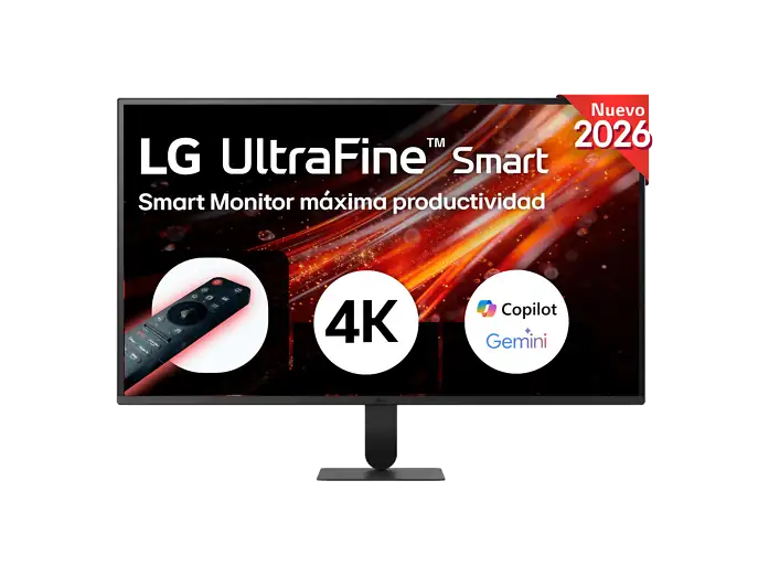 Monitor - LG 32U701SB, 32 " UHD 4K, 60 Hz, 5 ms, VA, Altavoces integrados, HDR10, webOS Inteligente, Negro