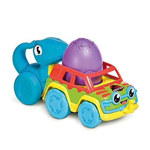 Toomies E73251 Tomy Chase & Roll Raptors, Push-Along, Dinosaur Children, Jurassic World, Colours and Sound, 12 Months+, Multicoloured