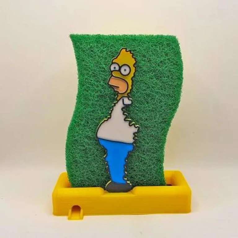 Base para el estropajo de Homer Simpson