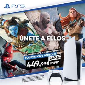 Consolas PS5 Lector 449€ (Todas las tiendas)