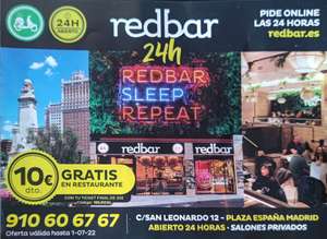 Descuento en RedBar Plaza España Madrid (y a domicilio)