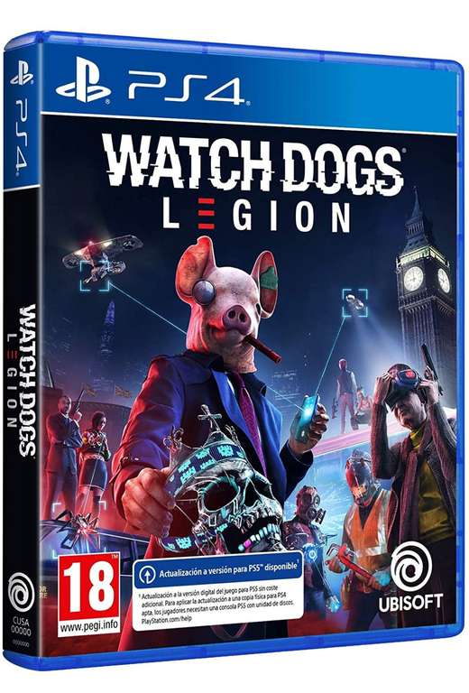 Watch Dogs Legion Ps4 actualización Gratis a Ps5
