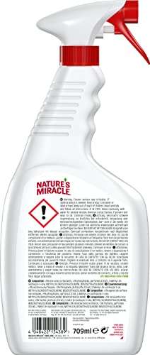 Nature's Miracle Stain & Odour Remover Perro, centra en la suciedad cotidiana, aroma cítrico ligero y fresco