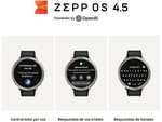 Smartwatch - Amazfit Active 2 Round Premium, 1.32" AMOLED, NFC, Entrenamiento con IA, BioTracker, Acero inoxidable, Negro
