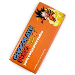 Chocolate con naranja Dragon Ball Goku.