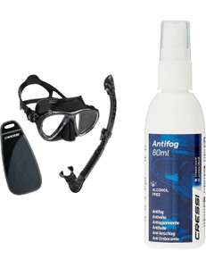 Pack snorkel de gafas big eyes evolution y tubo alpha ultra dry.