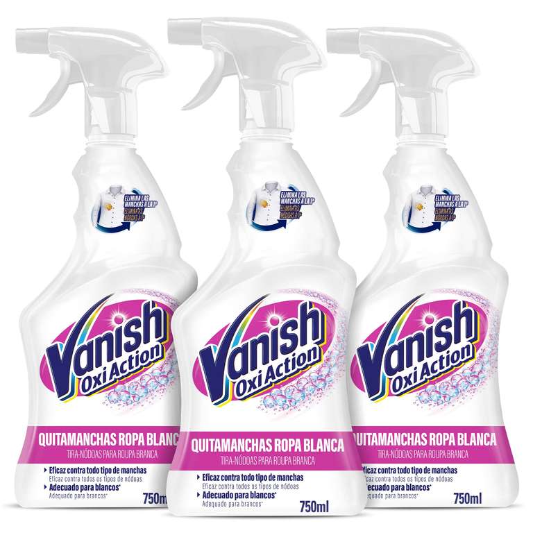 Quitamanchas Oxi Action para ropa blanca spray 750 ml · VANISH ·  Supermercado El Corte Inglés El Corte Inglés