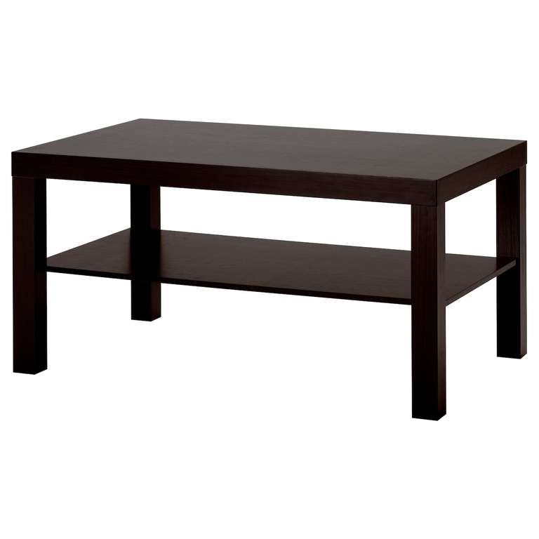 Mesa de centro, negro-marrón, blanco o roble 90x55 cm