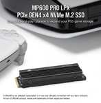 SSD Corsair MP600 PRO LPX 1TB PCIe Gen4 x4 NVMe M.2 SSD - PS5* Compatible