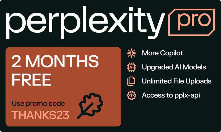 Perplexity Pro | 2 meses gratis de GPT 4 + CLAUDE 2