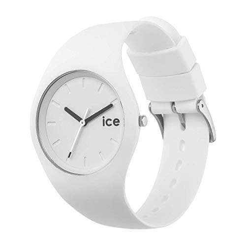 Ice-Watch - Ice Ola White Black - Reloj Blanco para Mujer con Correa de Silicona