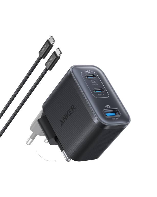 Anker Nano 70W | Cargador GaN 3 puertos por 32,16€