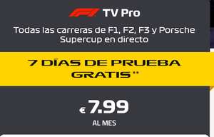 Primera Carrera de F1 Gratis "F1 TV PRO" (VPN desde Holanda)